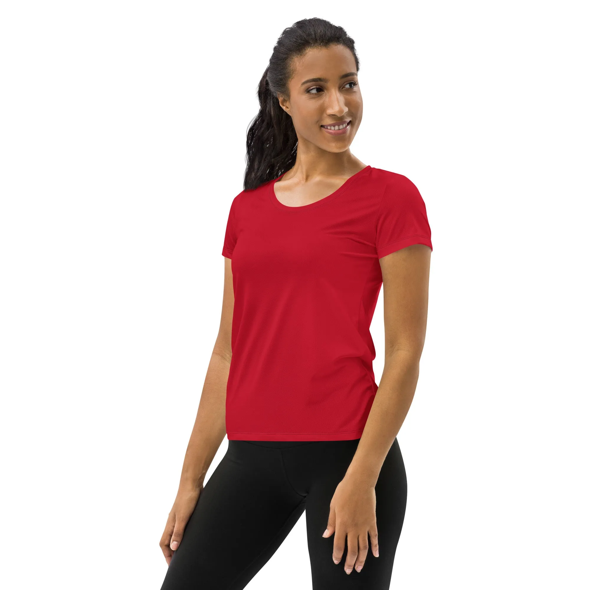Red AC Women's Athletic T-shirt