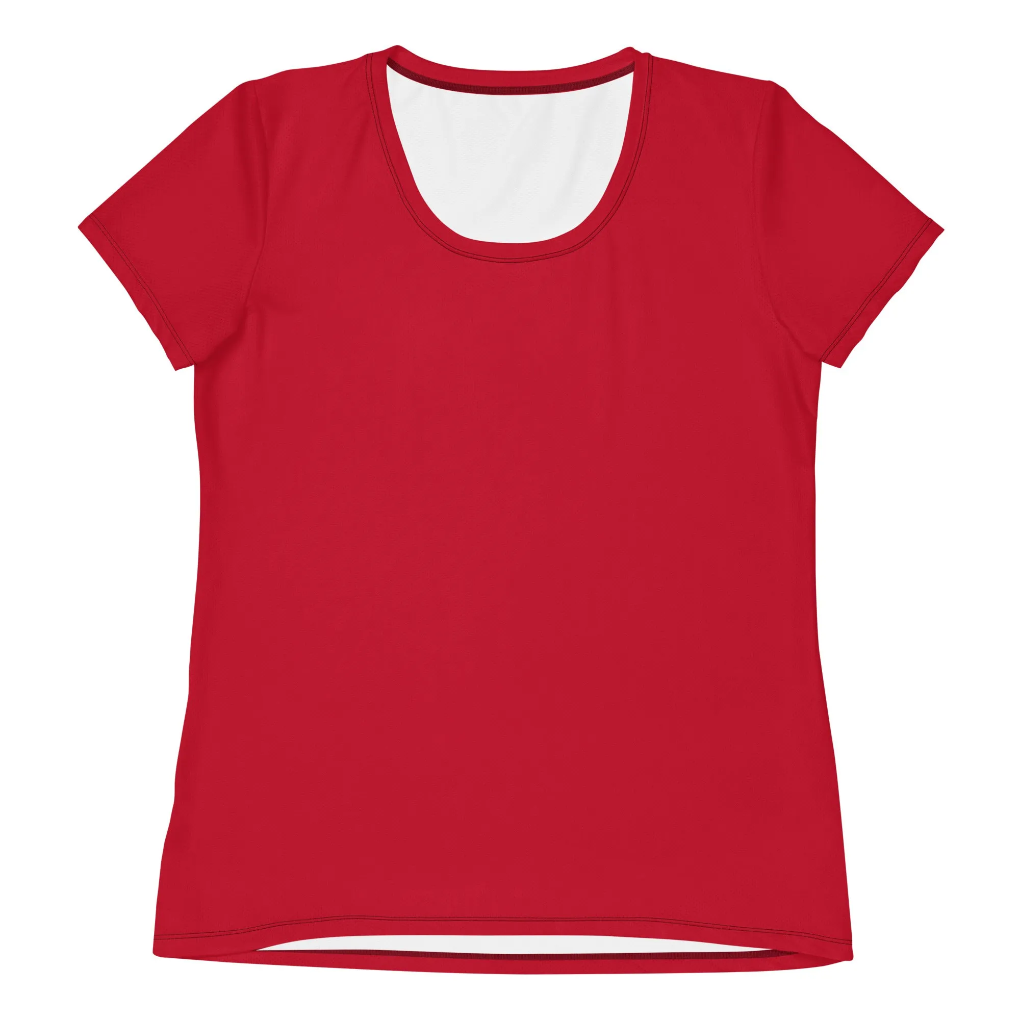 Red AC Women's Athletic T-shirt