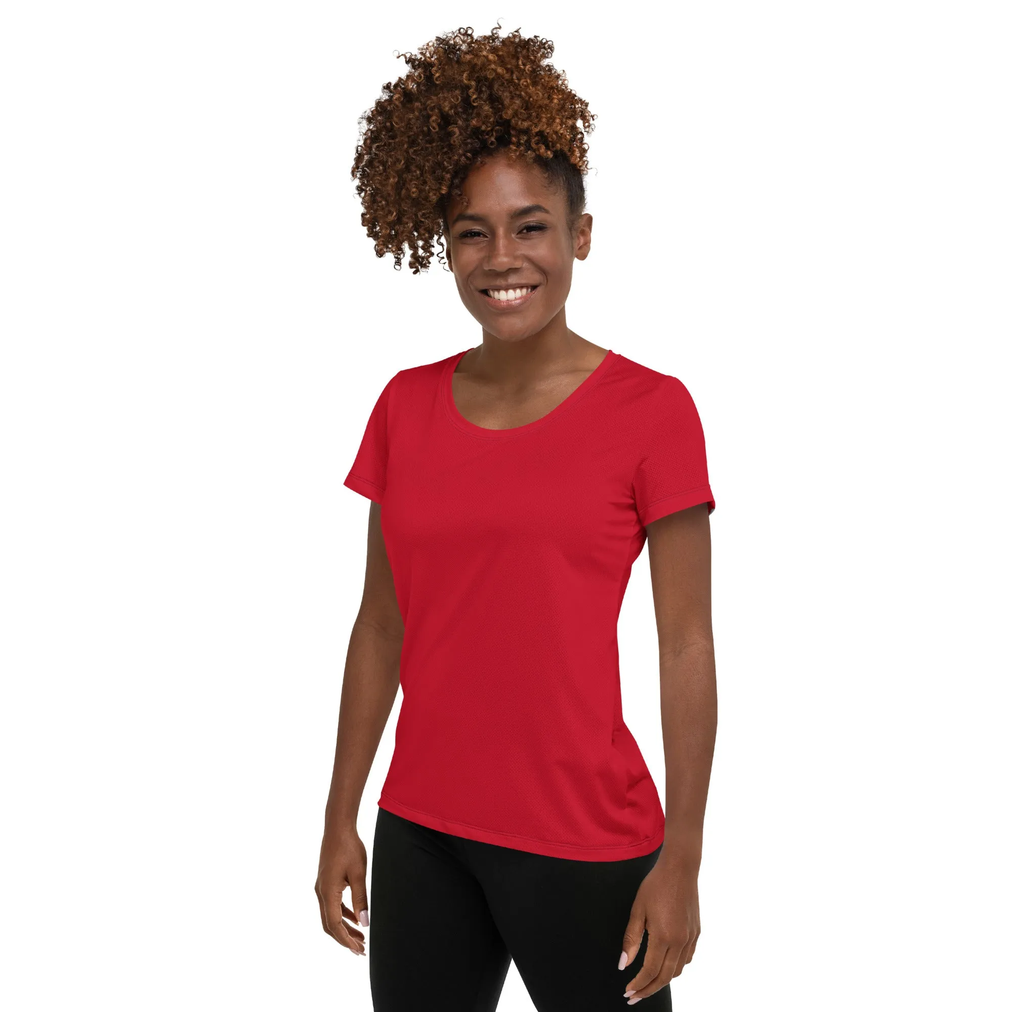 Red AC Women's Athletic T-shirt
