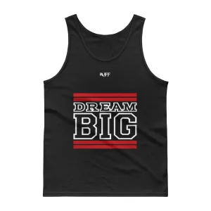 Red and White Dream Big Tank tops