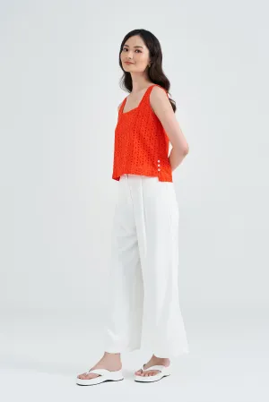 Reese Floral Eyelet Lace Top