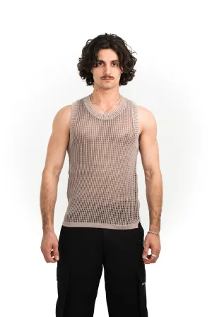 Represent Washed Knit Vest Tank Top Dawn