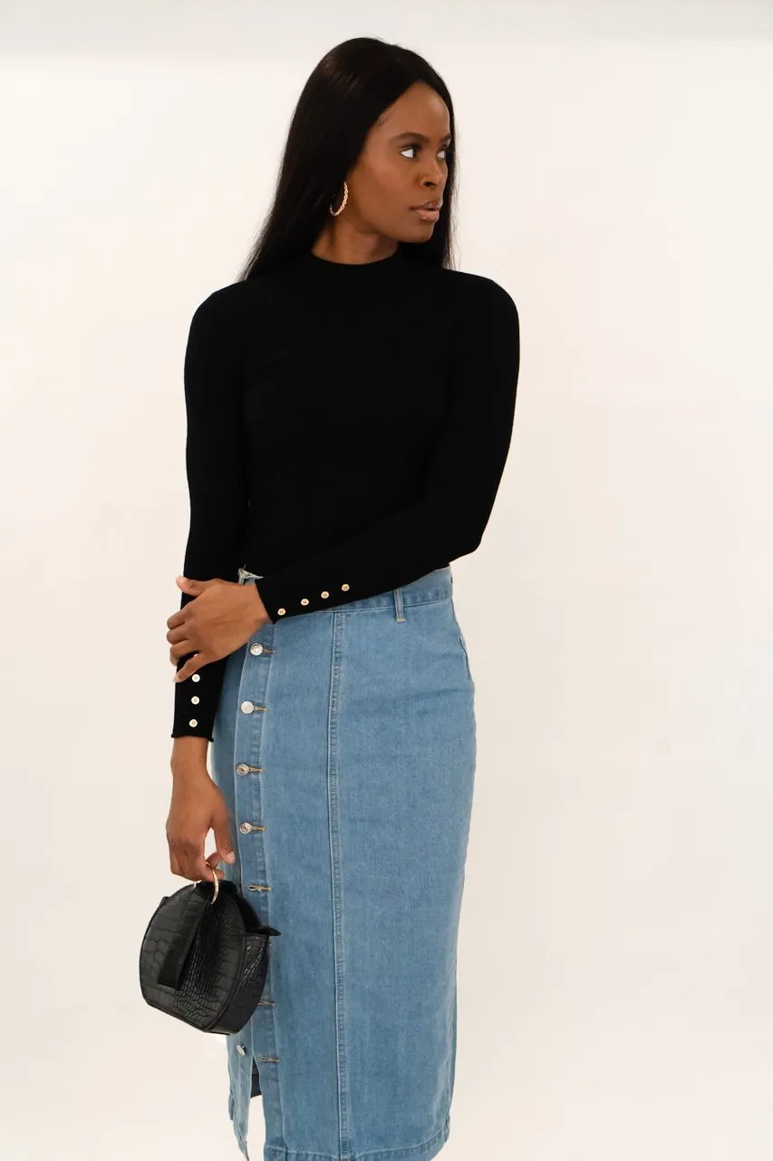 Reserved Top - Black