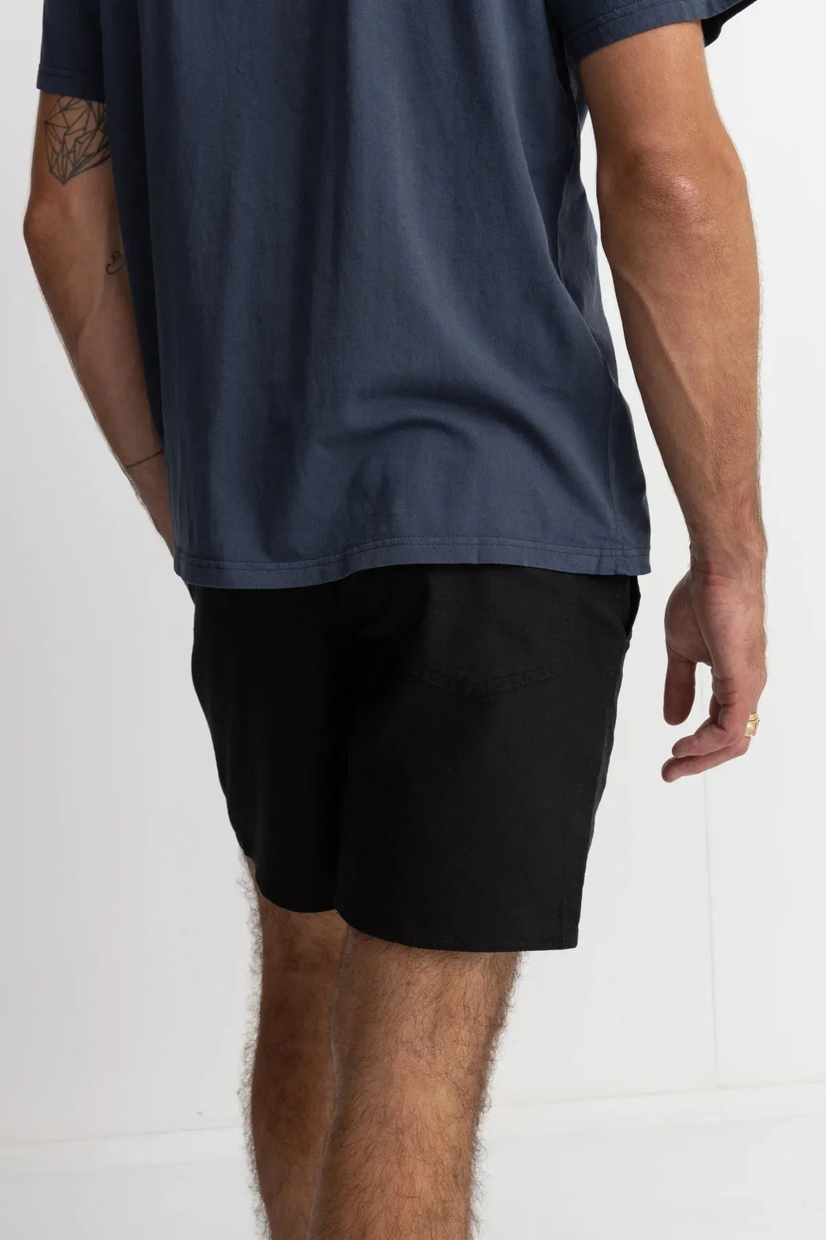Rhythm - Classic Linen Jam Short - Black