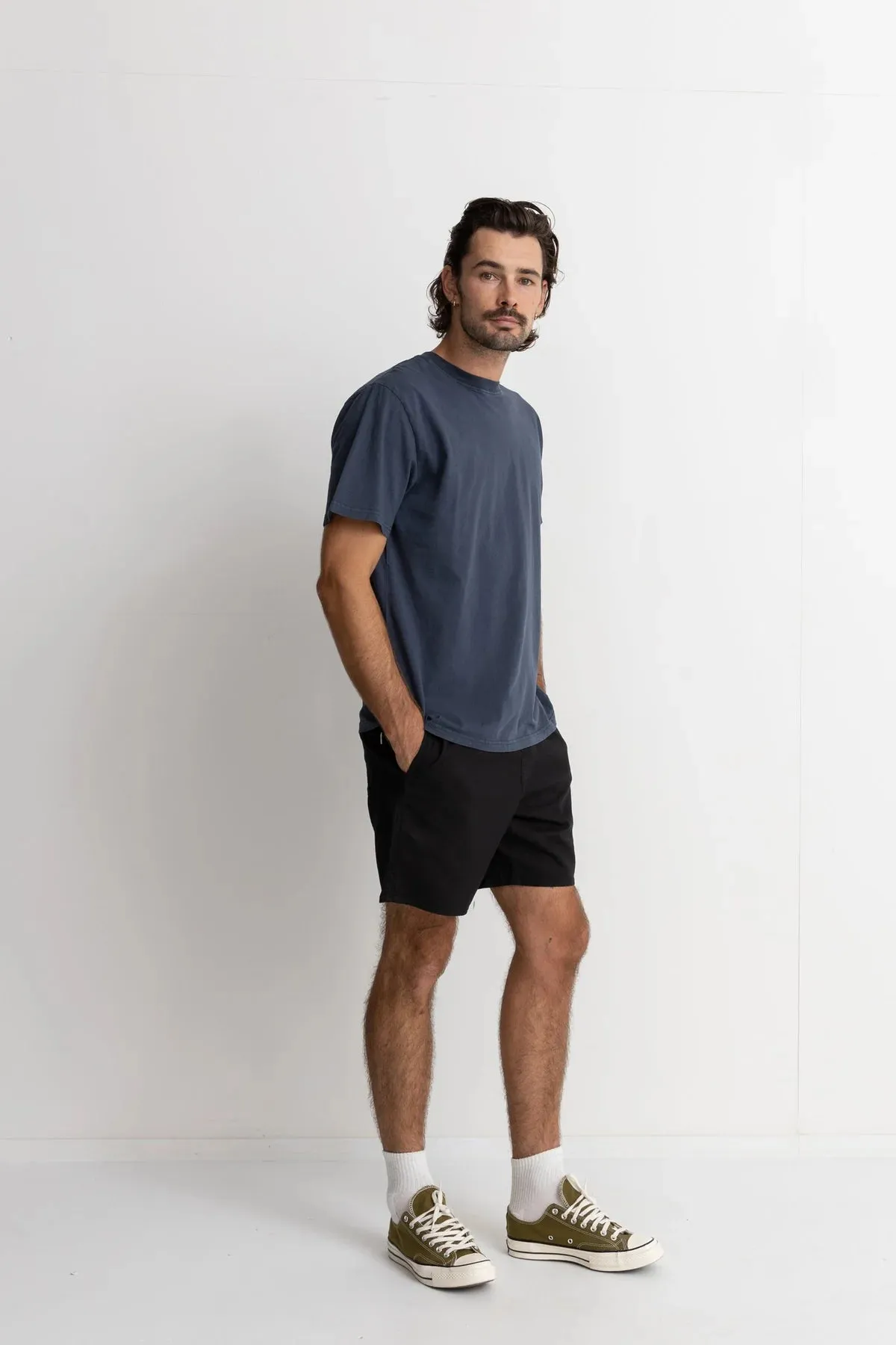 Rhythm - Classic Linen Jam Short - Black