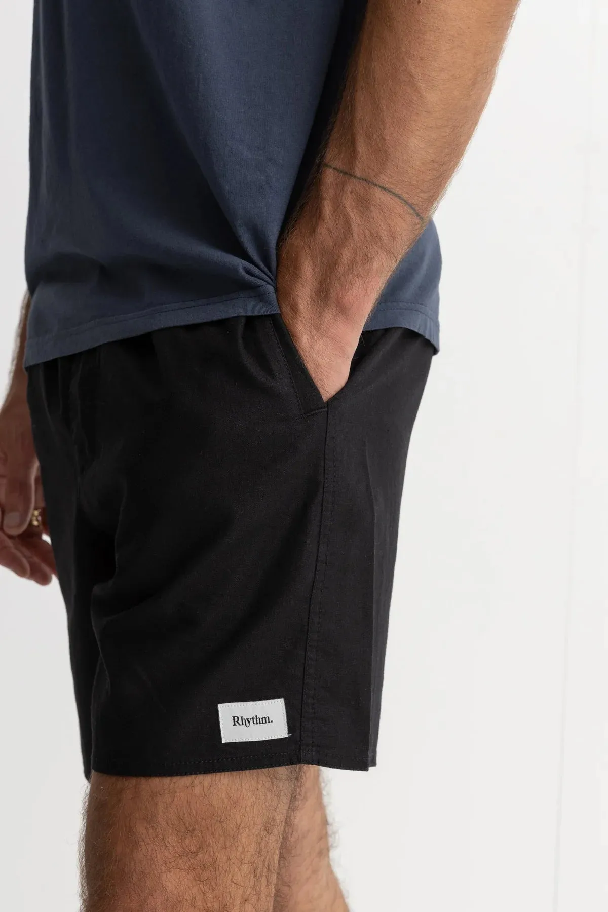 Rhythm - Classic Linen Jam Short - Black
