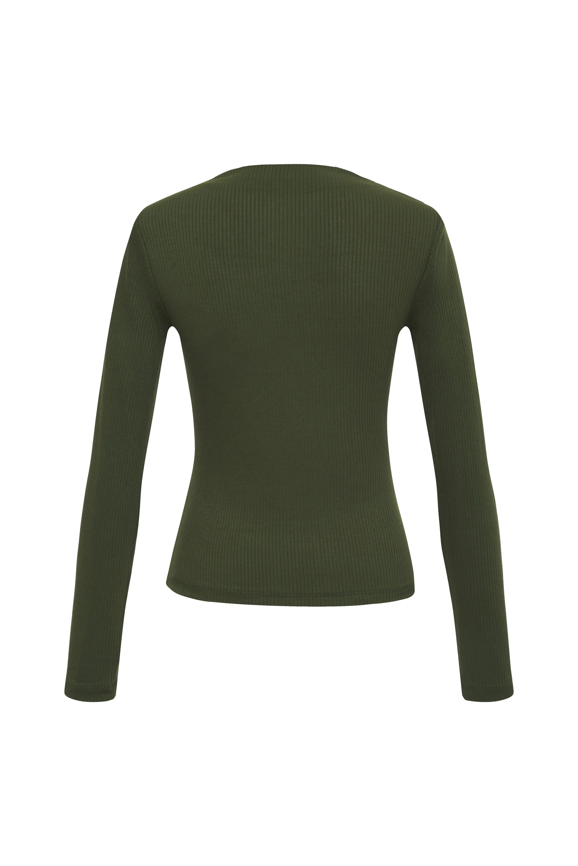 Ribbed Ruched Top