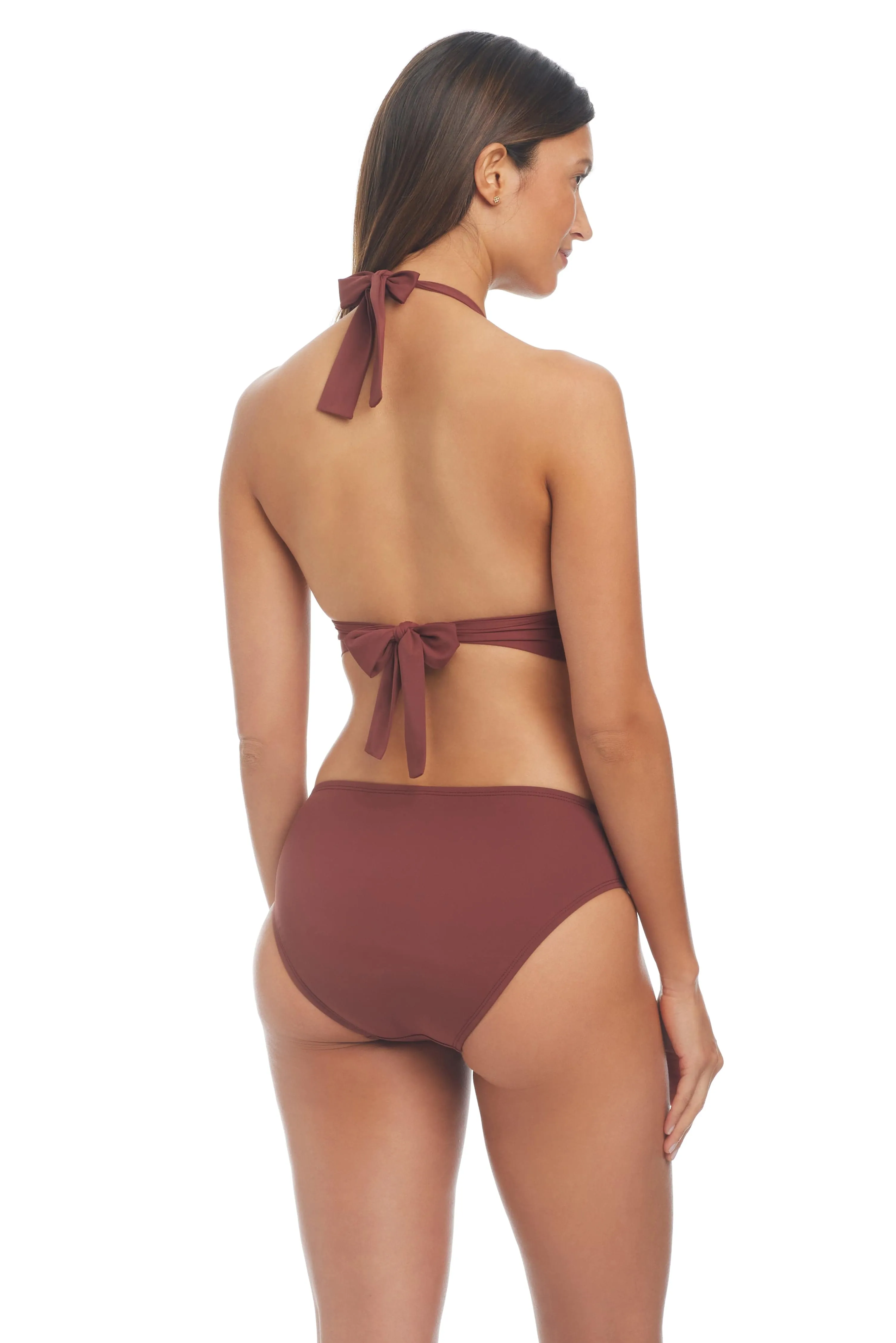 Ring Master Ring Detail Halter Bra