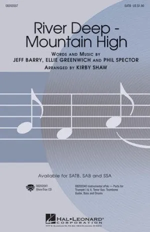 RIVER DEEP MOUNTAIN HIGH SATB