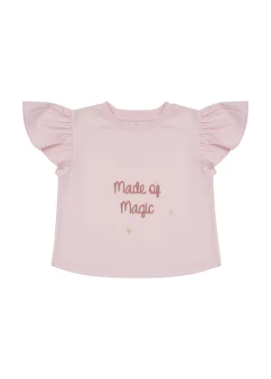 Rosie T-Shirt-Pink Flower