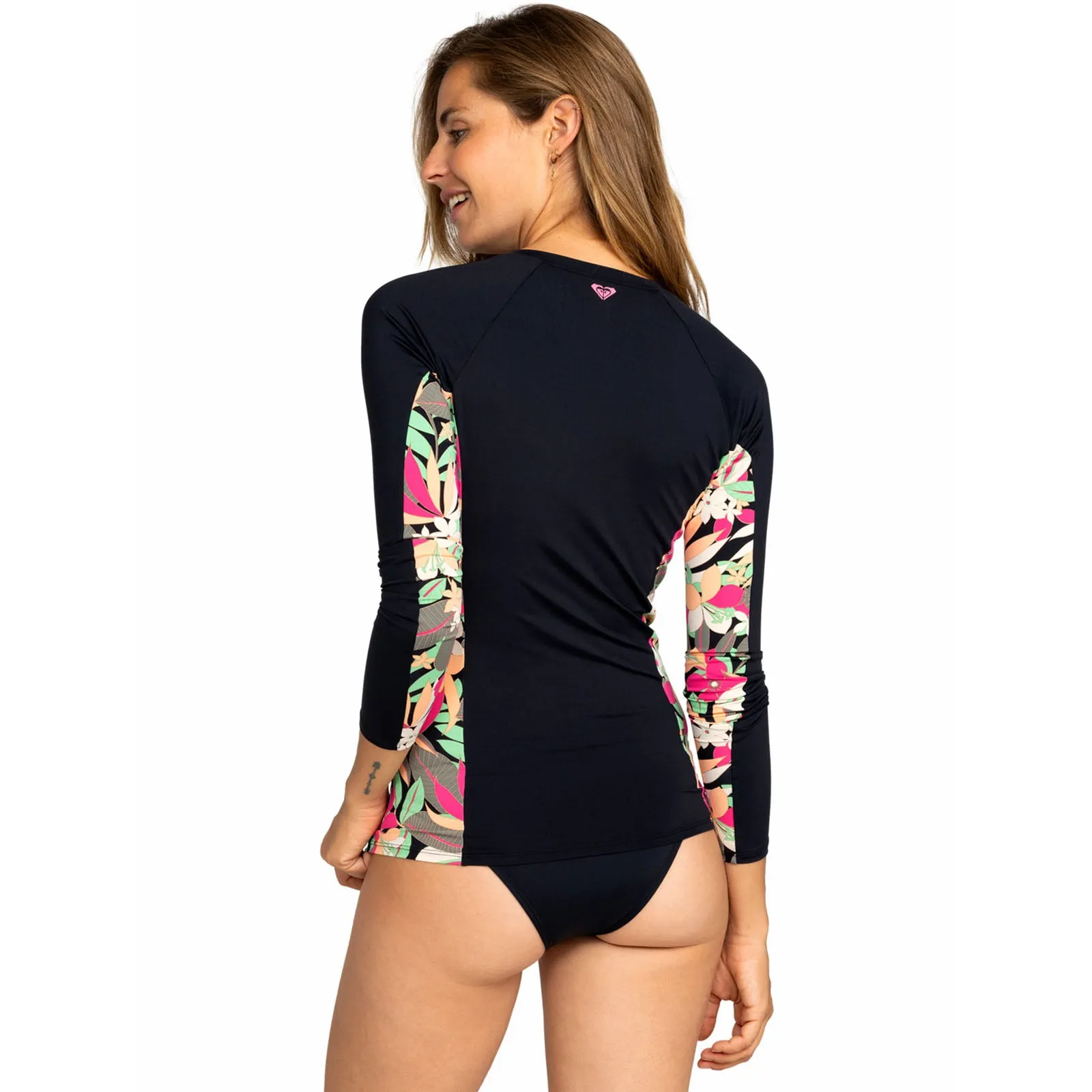 Roxy Womens ROXY Long Sleeve Zipped UPF 50 Rash Vest