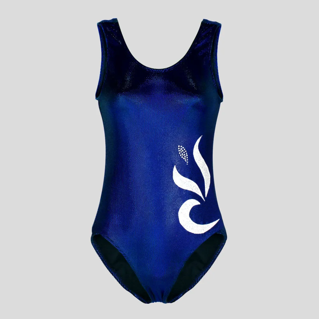Royal Blue Cyber Velvet Leotard