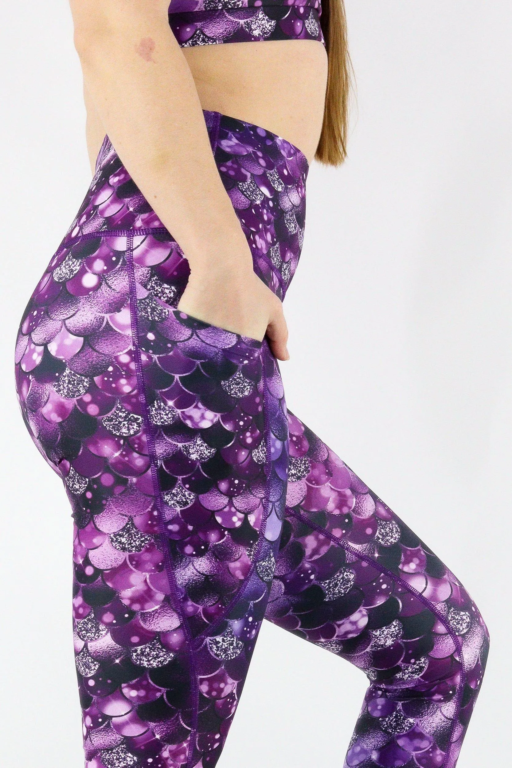 Royal Mermaid - Dynamic Active - Pocket Full Leggings - Discontinued
