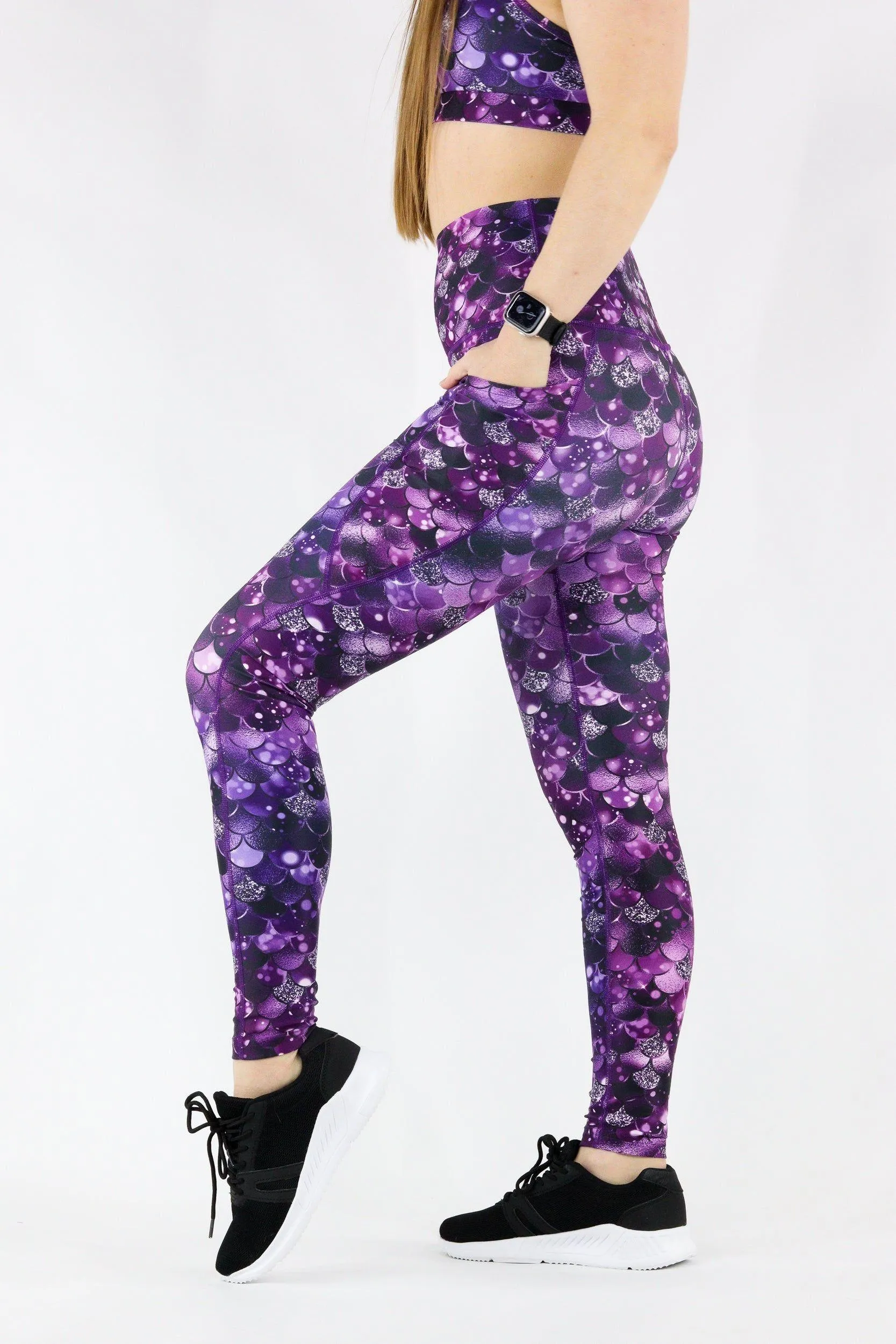 Royal Mermaid - Dynamic Active - Pocket Full Leggings - Discontinued