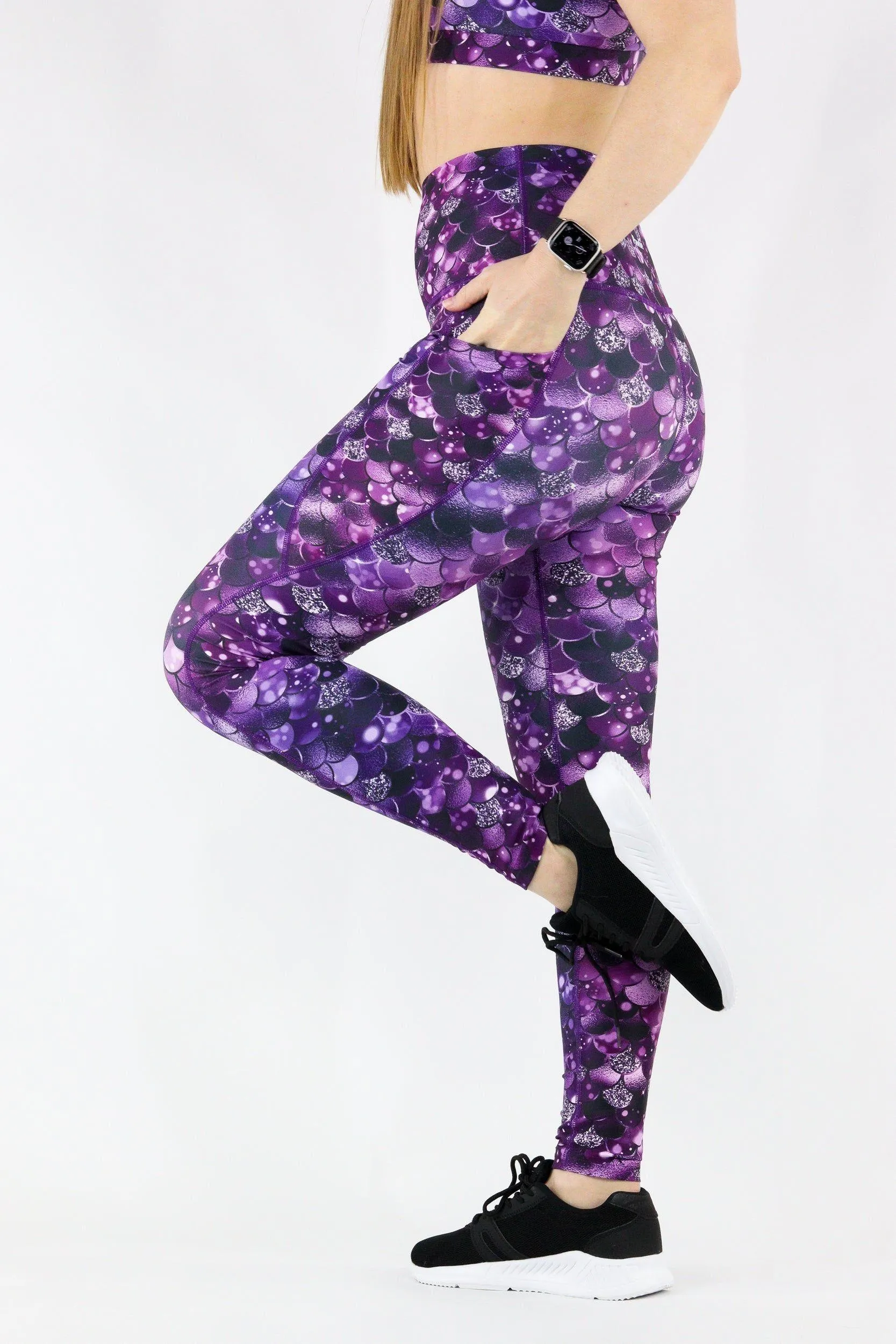 Royal Mermaid - Dynamic Active - Pocket Full Leggings - Discontinued