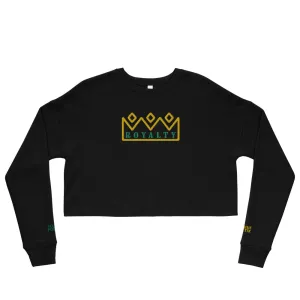 ROYALTY BY XCLUSIF POETIX Embroidery Crop Sweatshirt