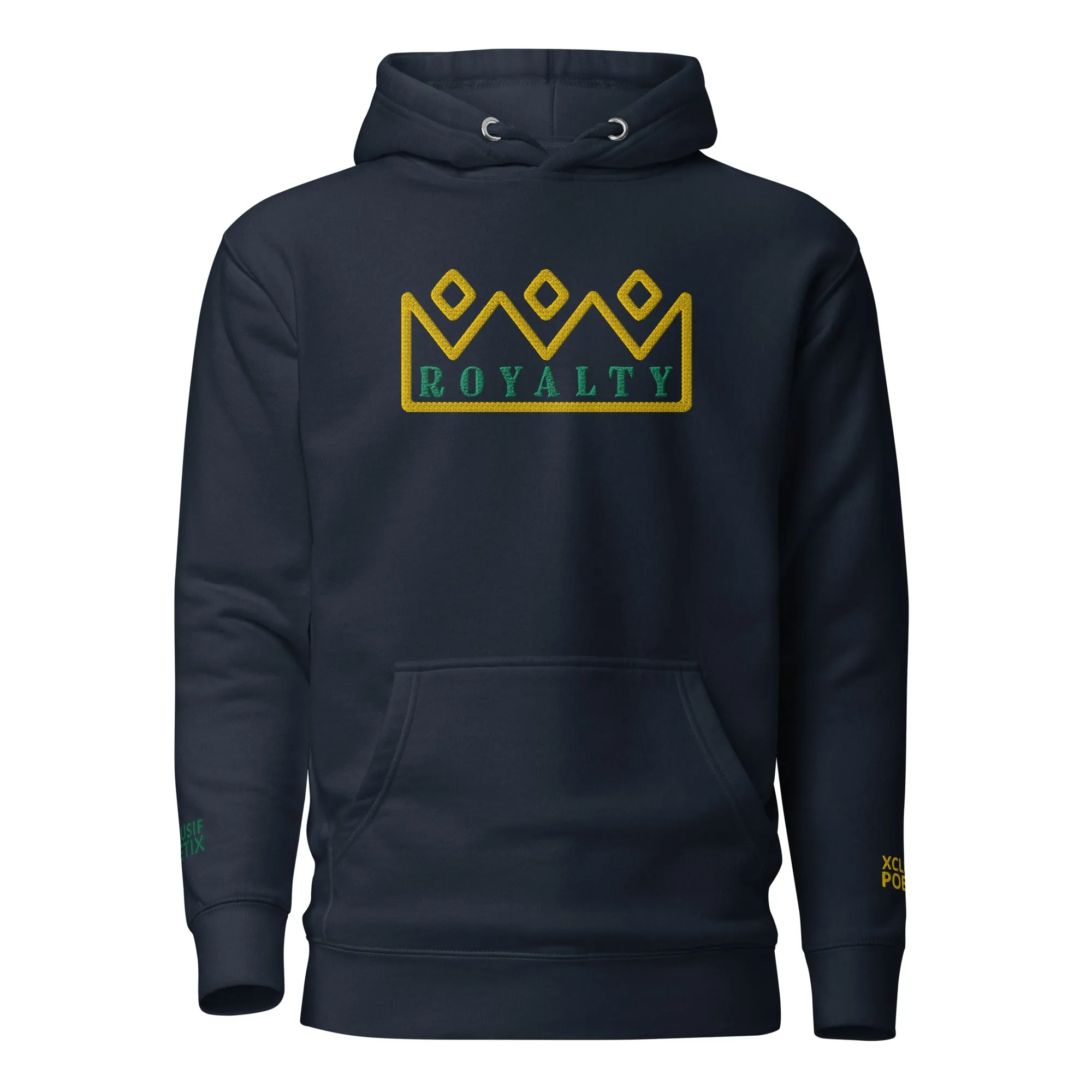 ROYALTY BY XCLUSIF POETIX Embroidery Unisex Hoodie