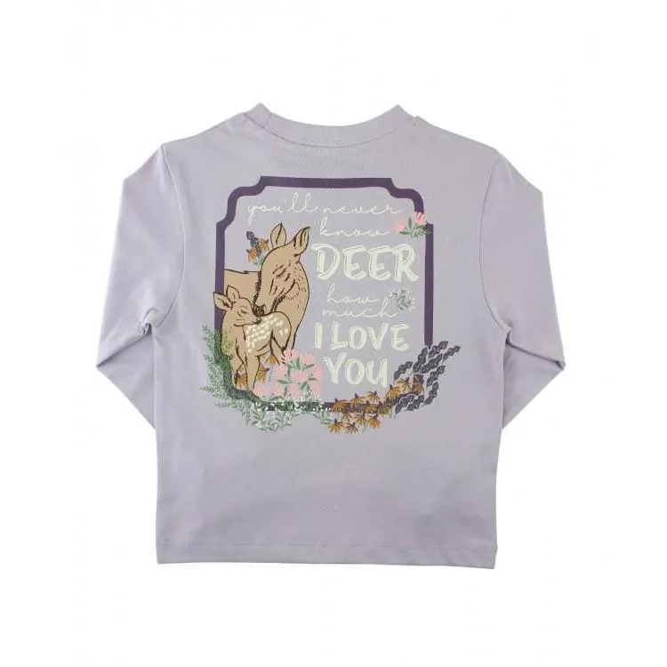 RuffleButts You'll Never Know Deer Signature Tee