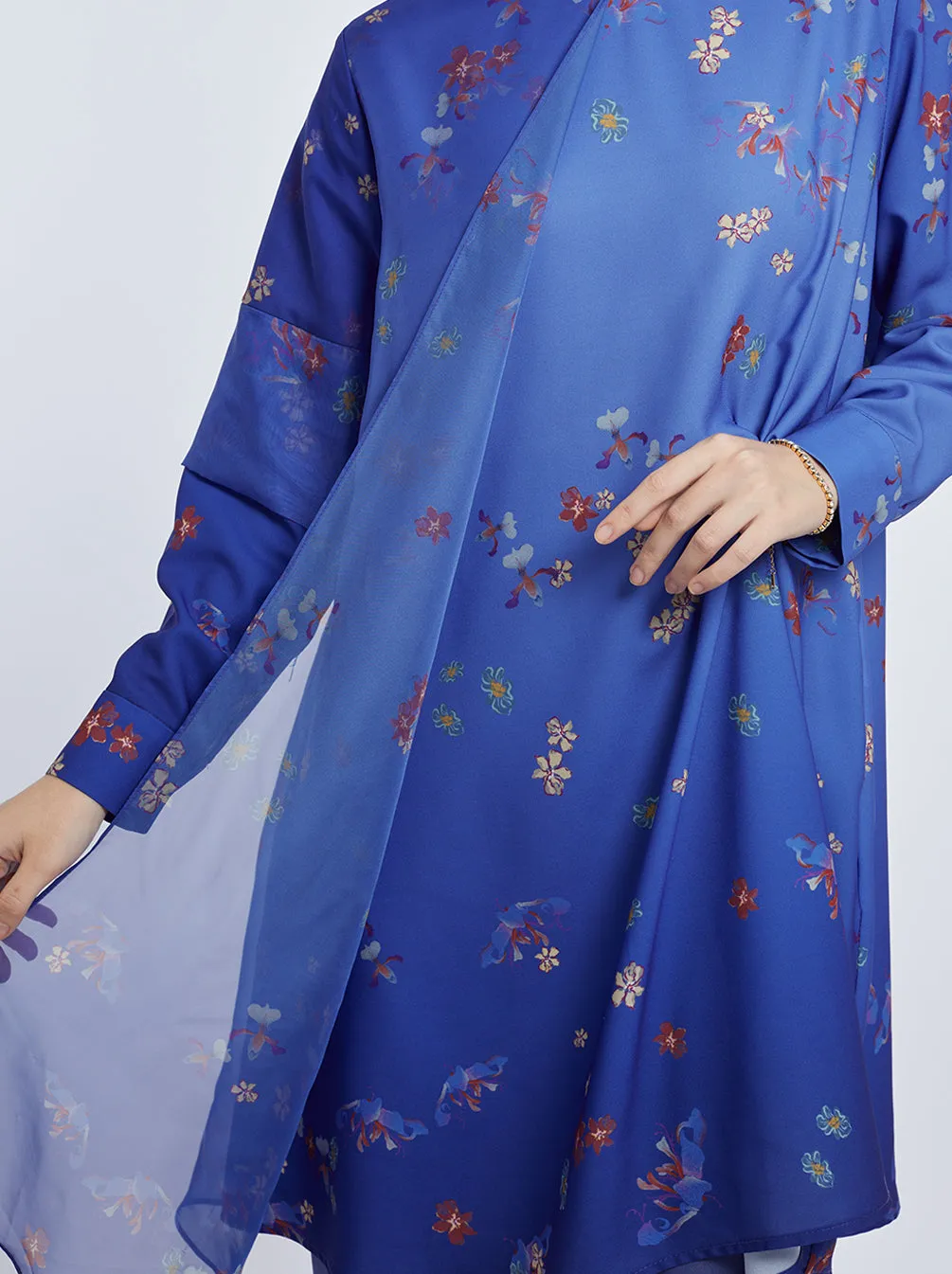 RUMI LAYERED TUNIC NILE BLUE
