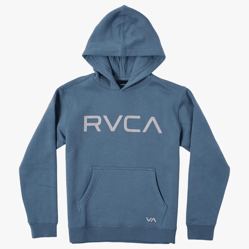 Rvca Boys Big Rvca Hoodie Industrial Blue