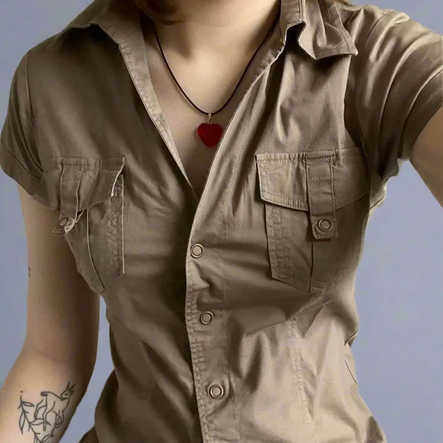 Safari Style Blouse