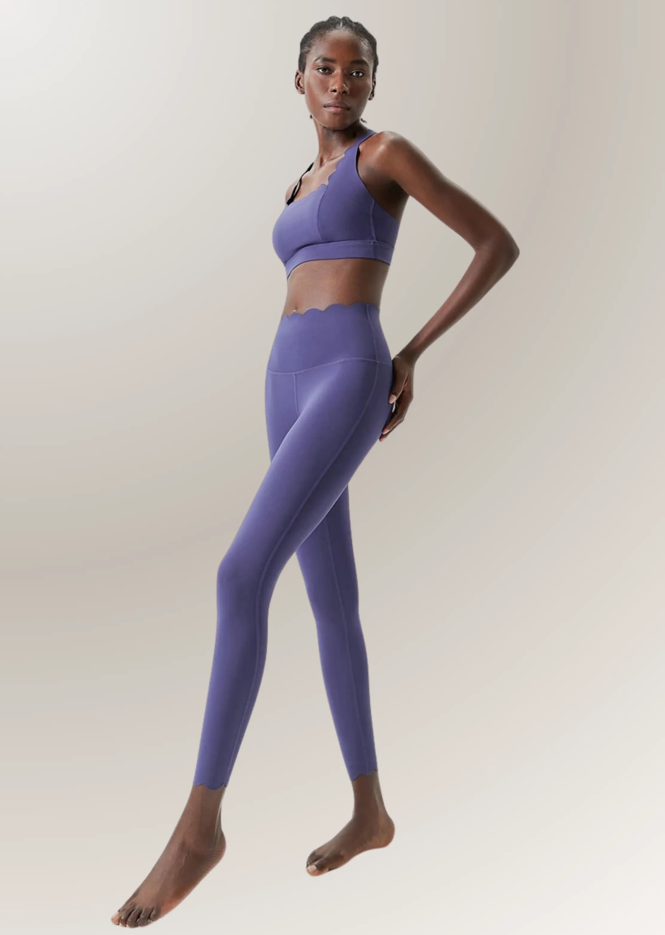 SCALLOPED SEAMLESS ACTIVE SET