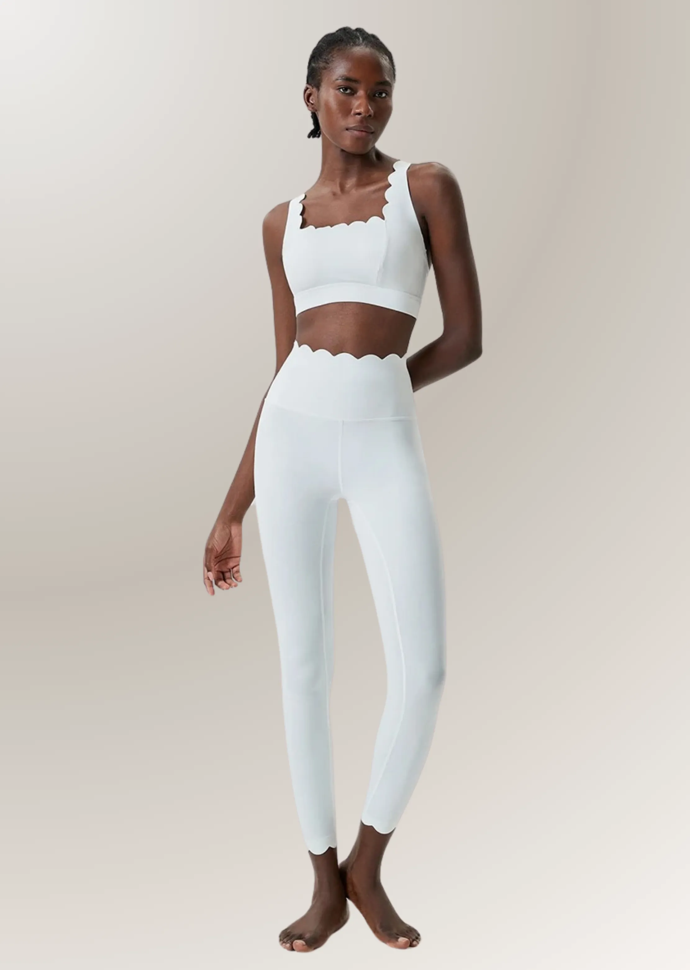 SCALLOPED SEAMLESS ACTIVE SET