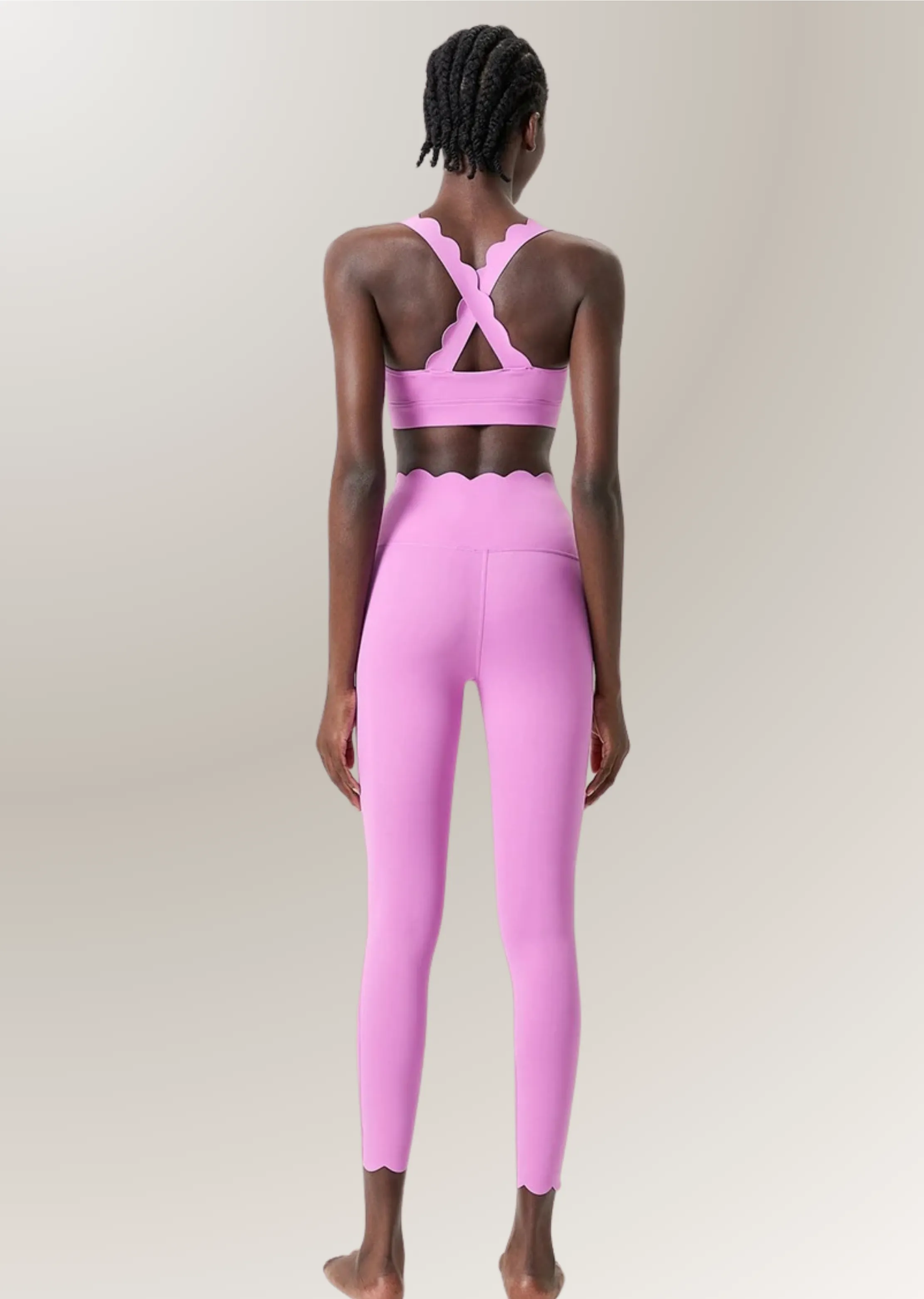 SCALLOPED SEAMLESS ACTIVE SET