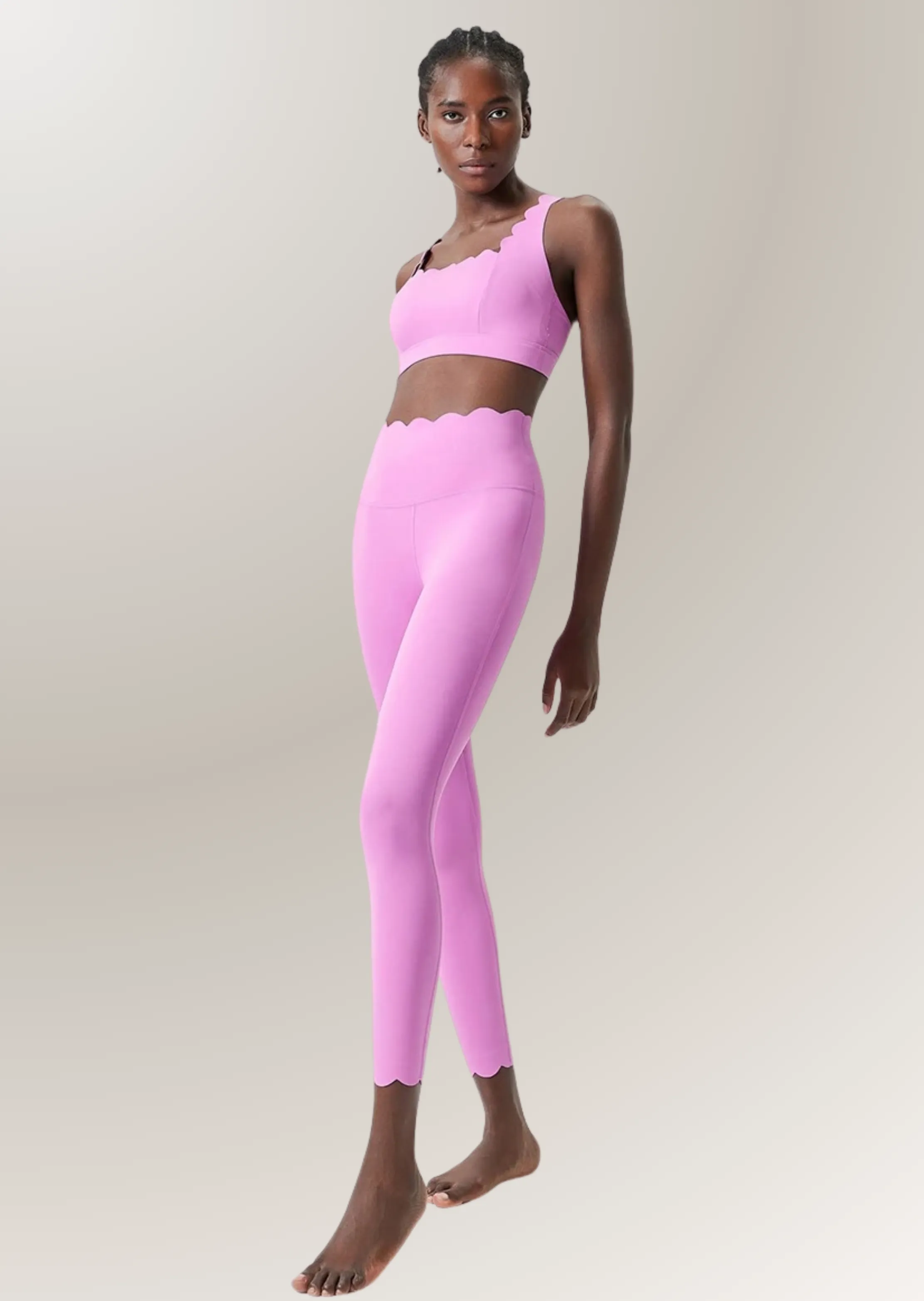 SCALLOPED SEAMLESS ACTIVE SET