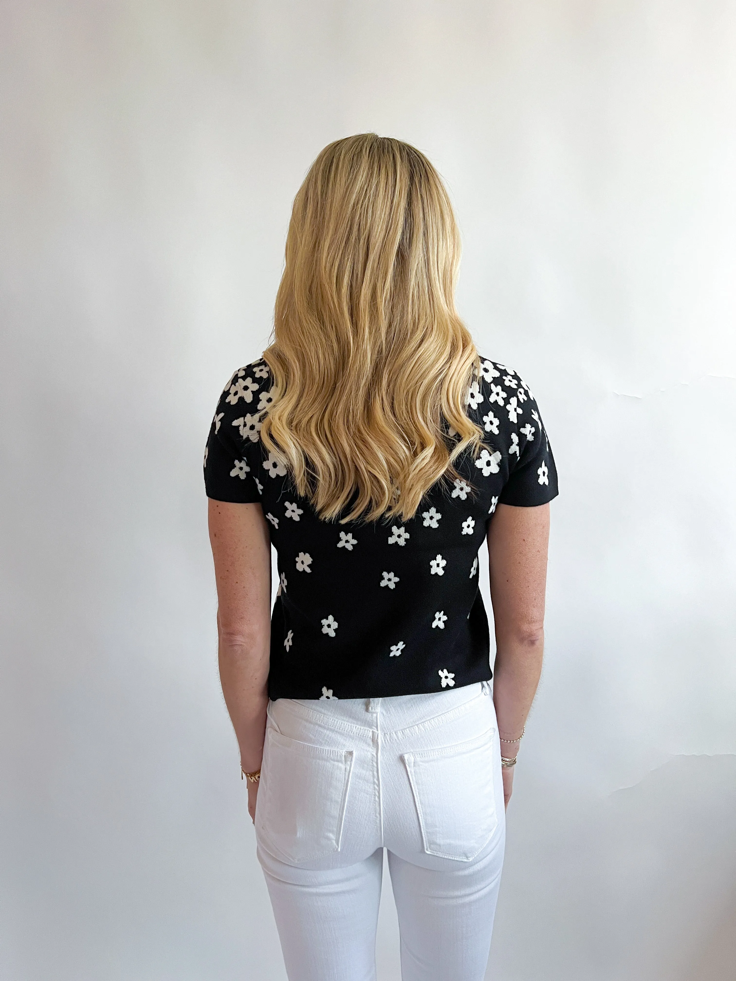 Scattered Floral Top