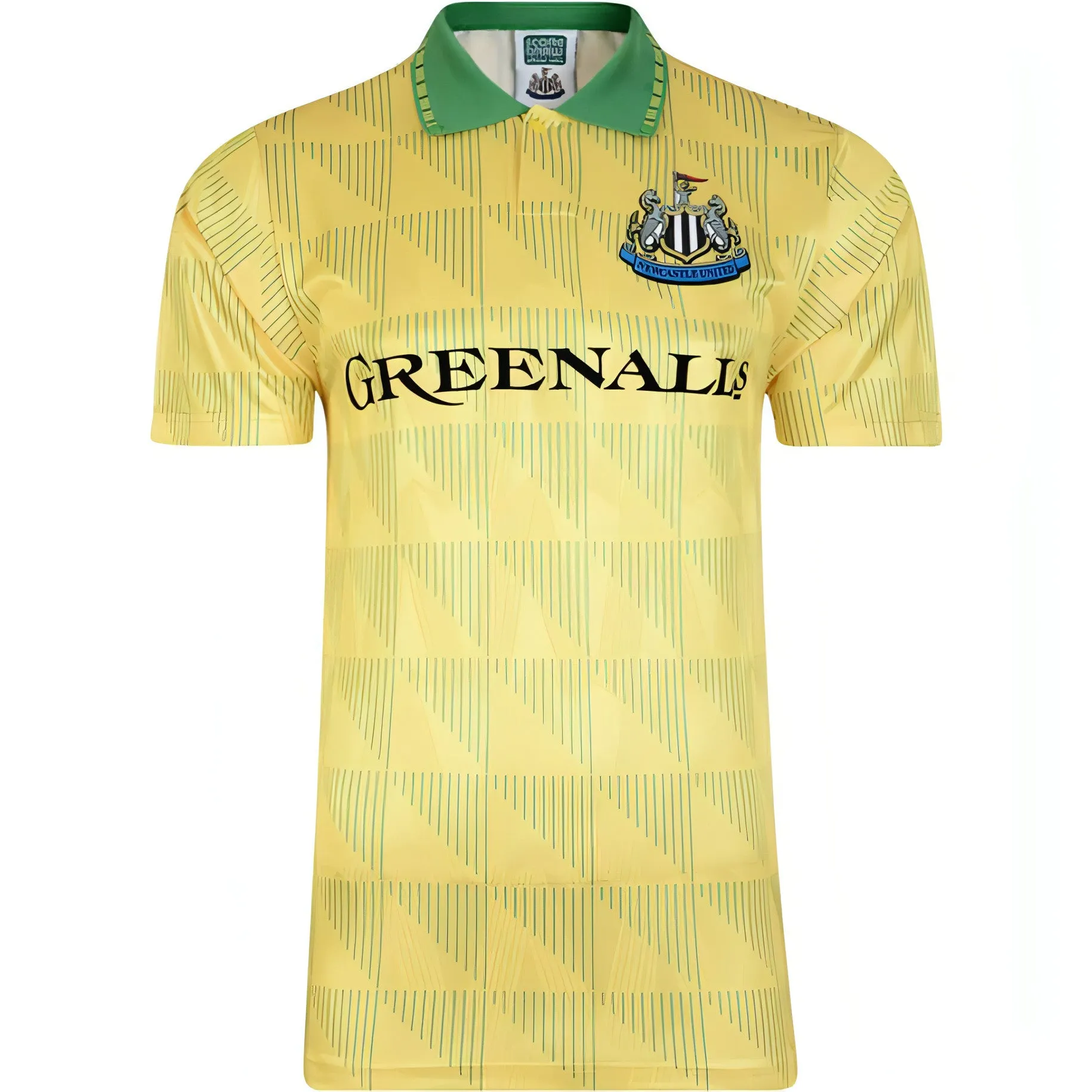 Score Draw Retro Newcastle United Away 1990 Mens Football Shirt