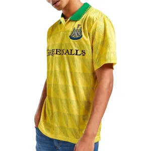 Score Draw Retro Newcastle United Away 1990 Mens Football Shirt