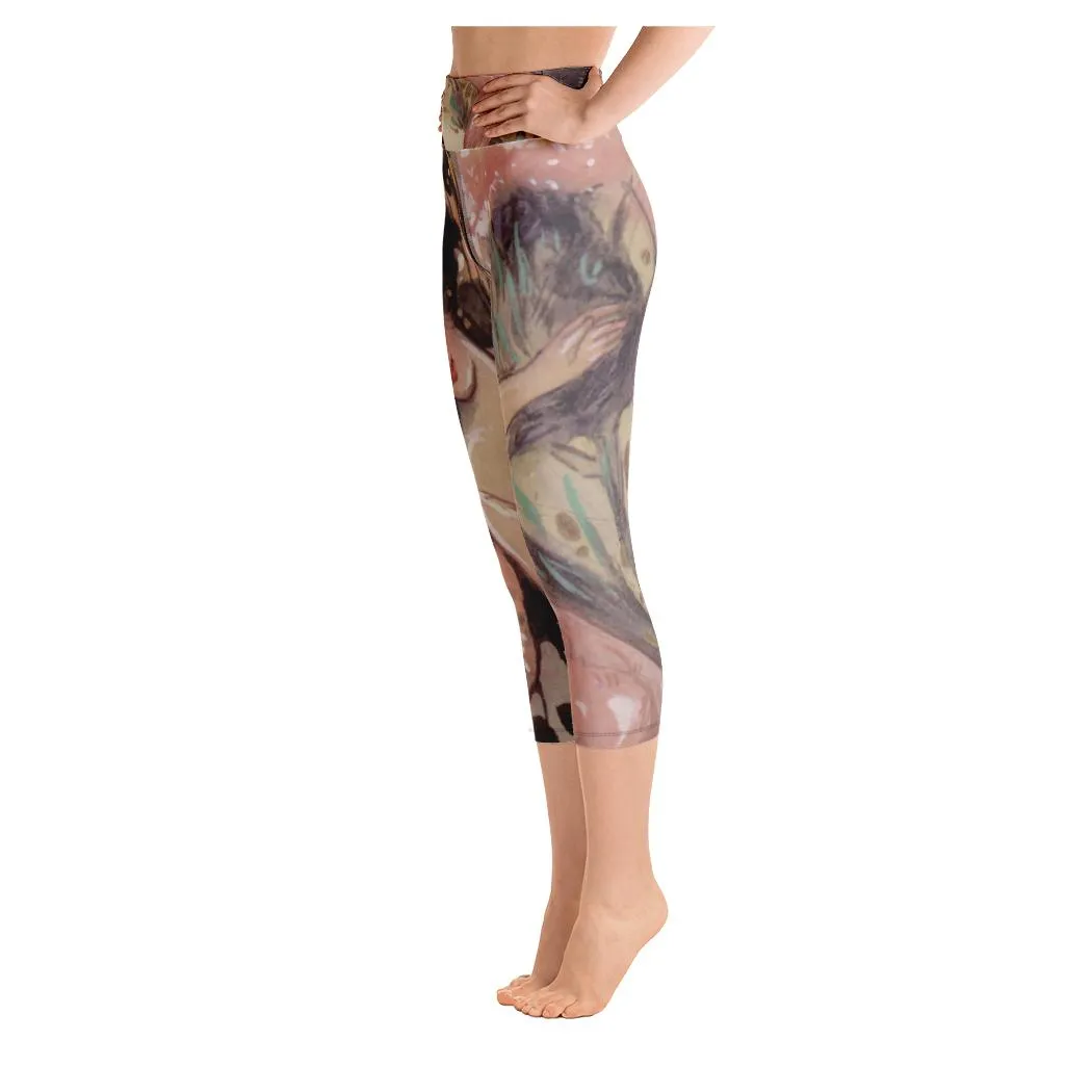 Sensibility Butterfly Yoga Capris