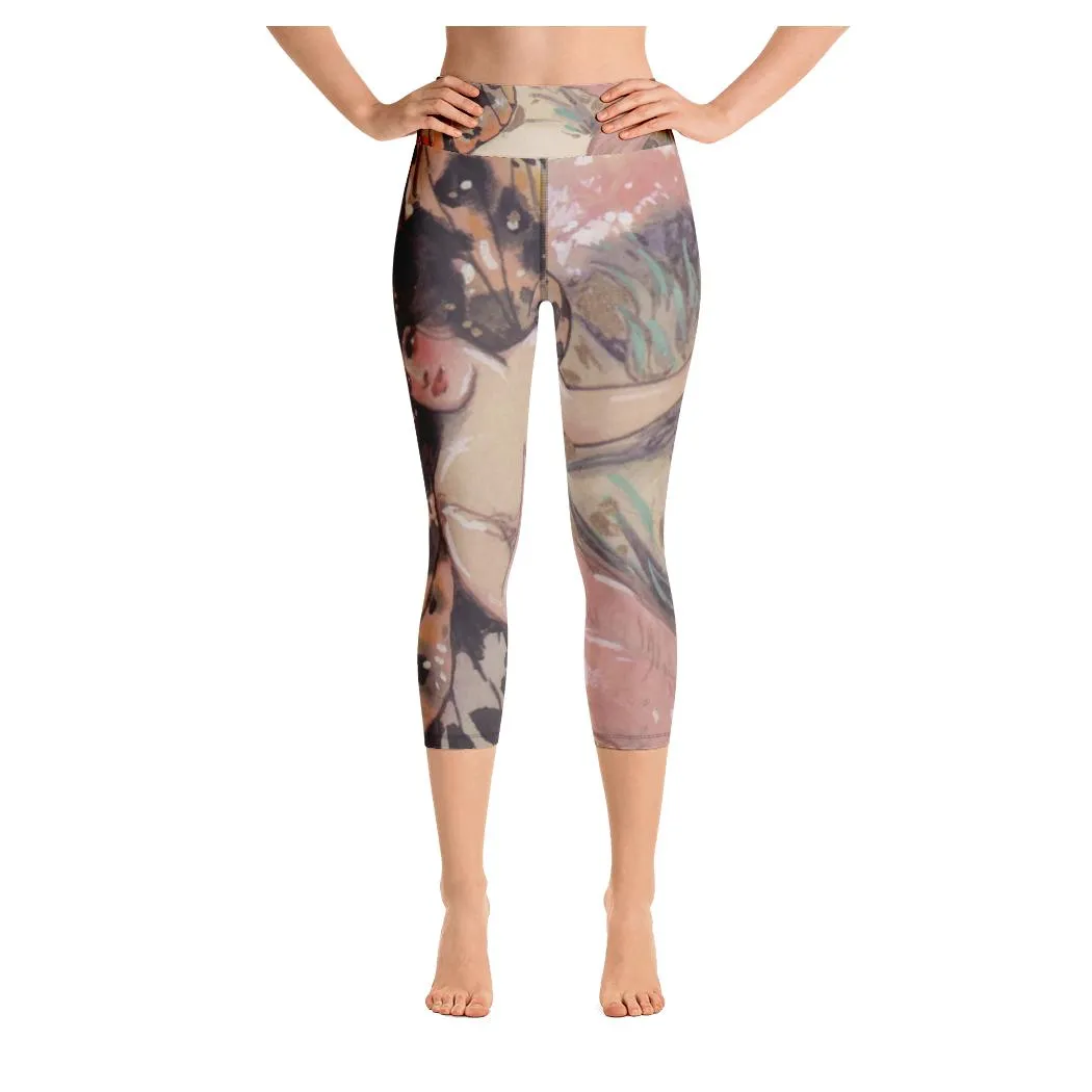 Sensibility Butterfly Yoga Capris