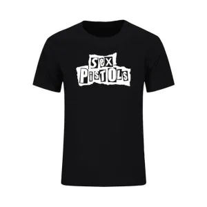 Sex Pistols T shirt Men Short sleeve Cotton Pistols Tops & Tees SJA