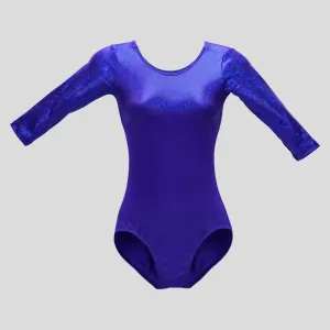 Shattered Glass Indigo Leotard