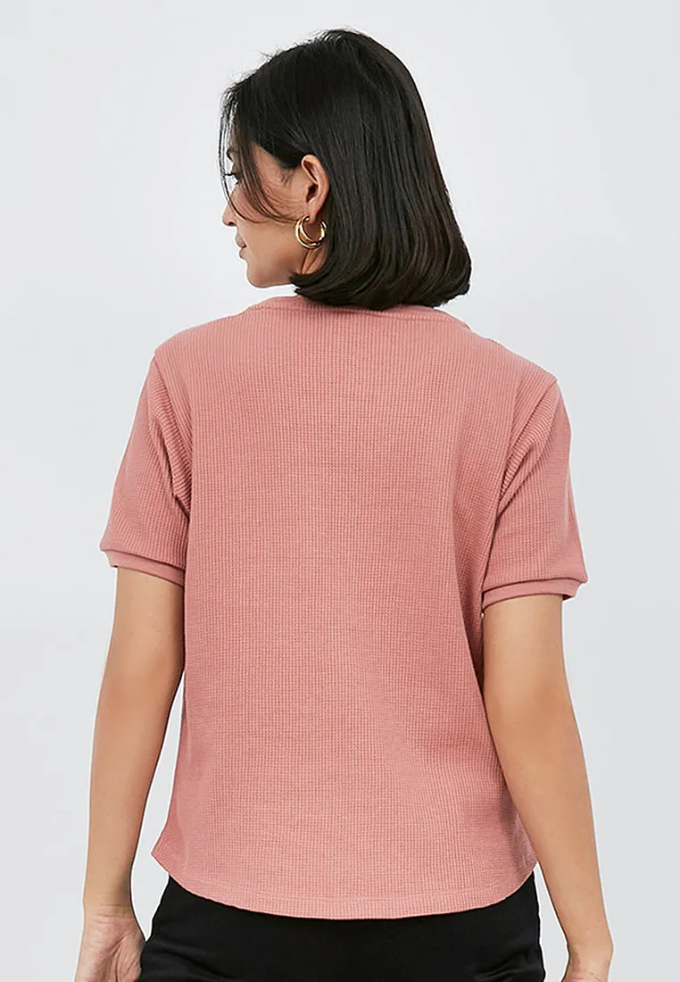 Short Sleeve Waffle T-shirt