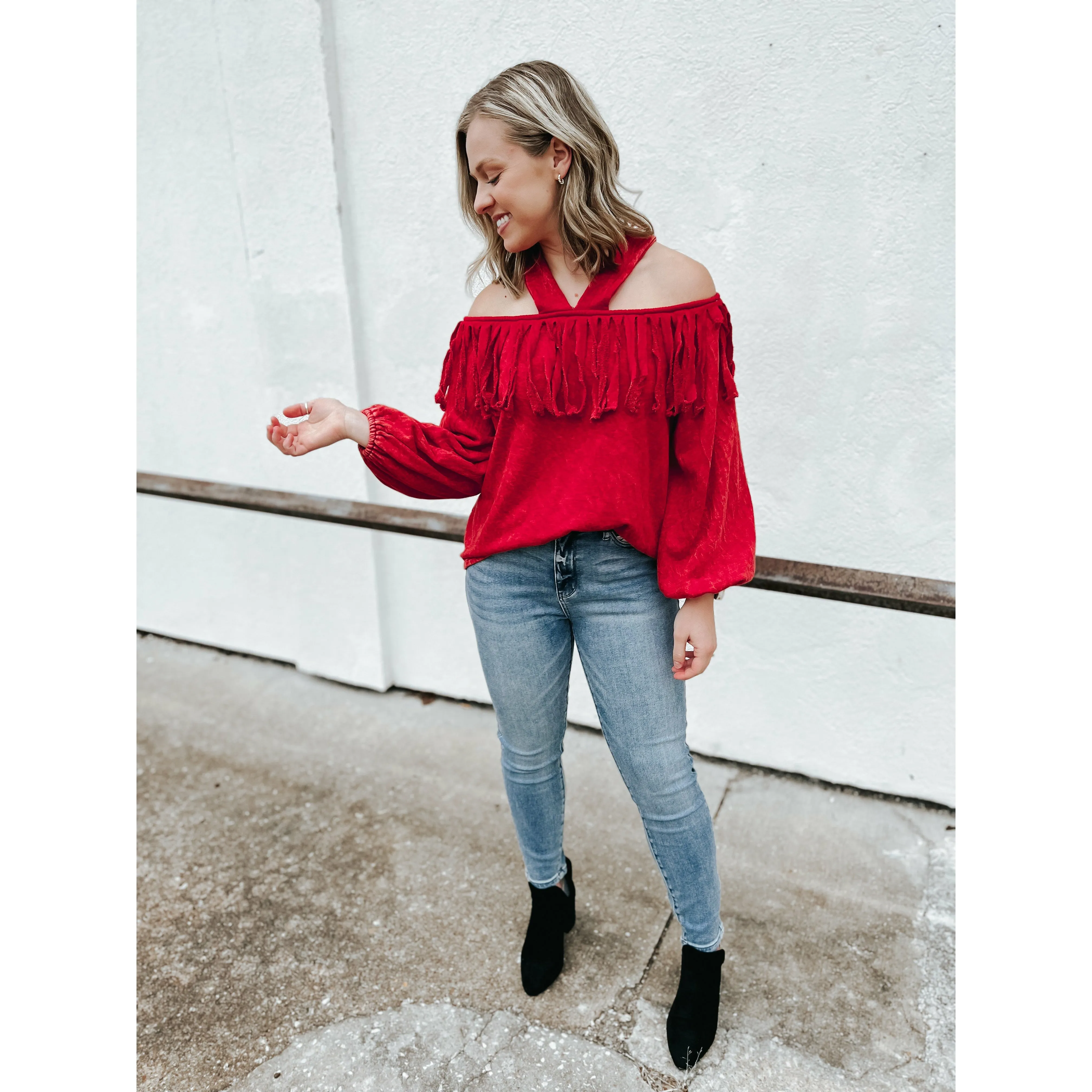 Should've Known Better Fringe Top