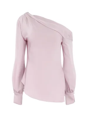 Simkhai Alice One Shoulder Top in Sakura
