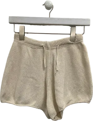 Sisters   Seekers Cream Knit Shorts UK XS