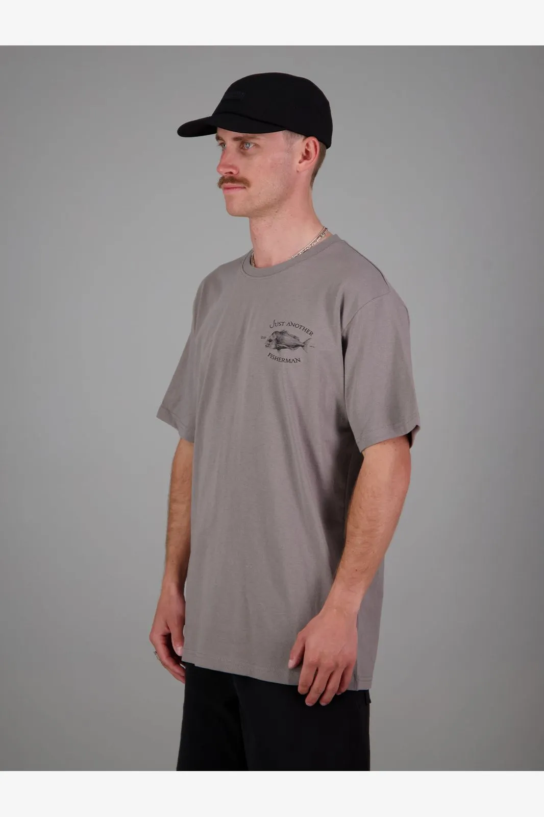 SNAPPER LOGO TEE - GREY