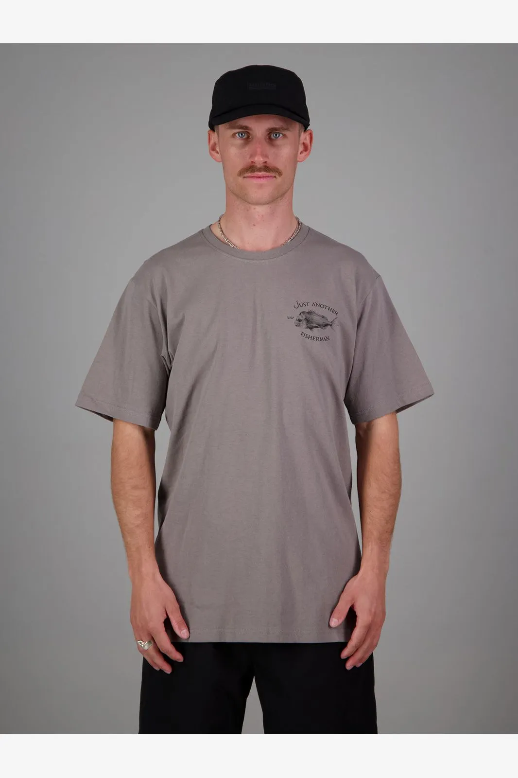 SNAPPER LOGO TEE - GREY