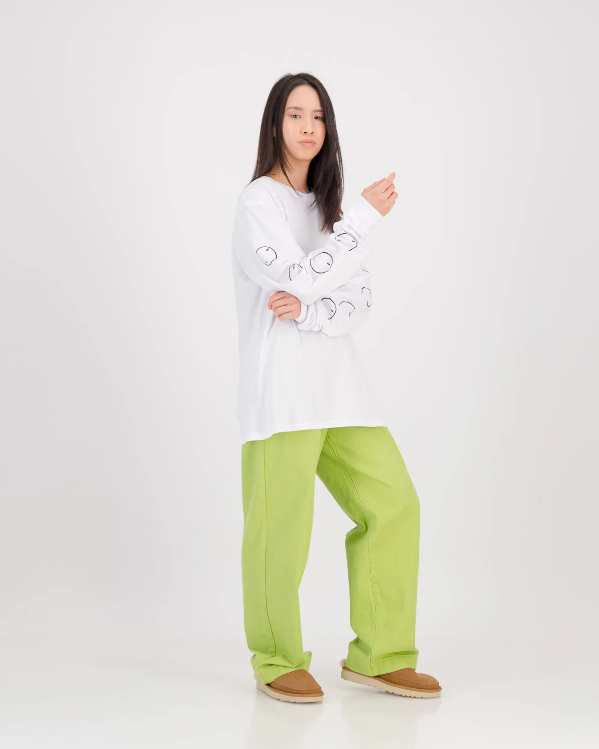 SOL SOL - Classic Logo Long-sleeve  - White