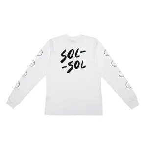 SOL SOL - Classic Logo Long-sleeve  - White