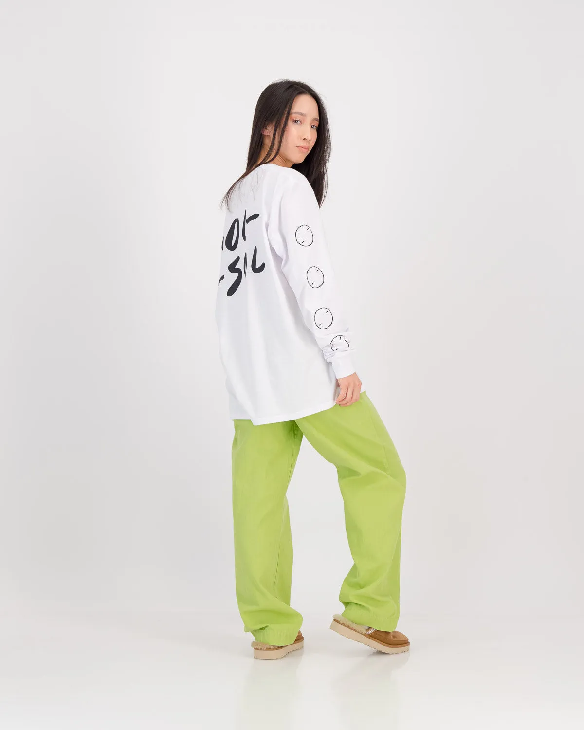 SOL SOL - Classic Logo Long-sleeve  - White
