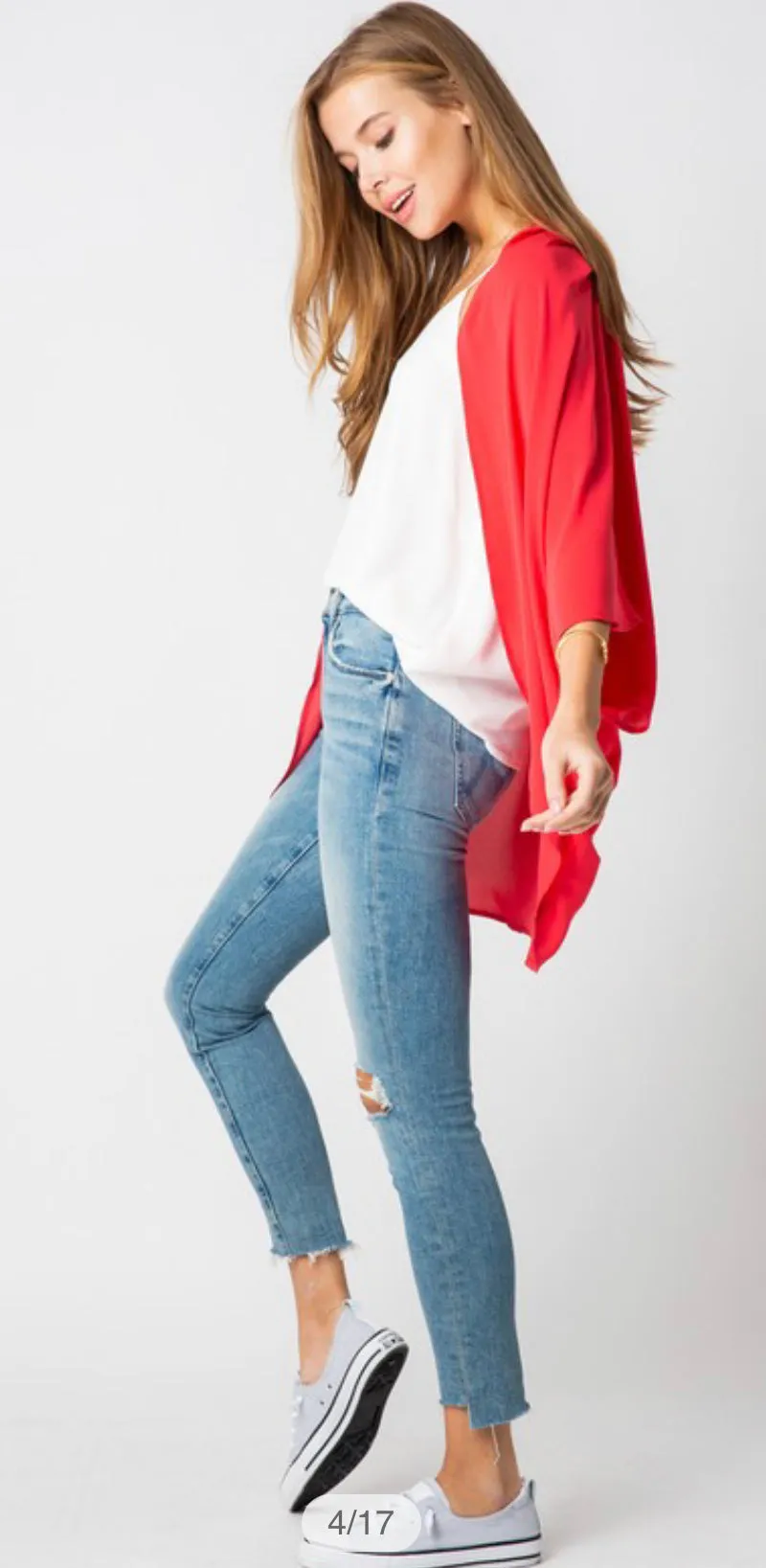 Solid Classic "Chemono" Cardigan