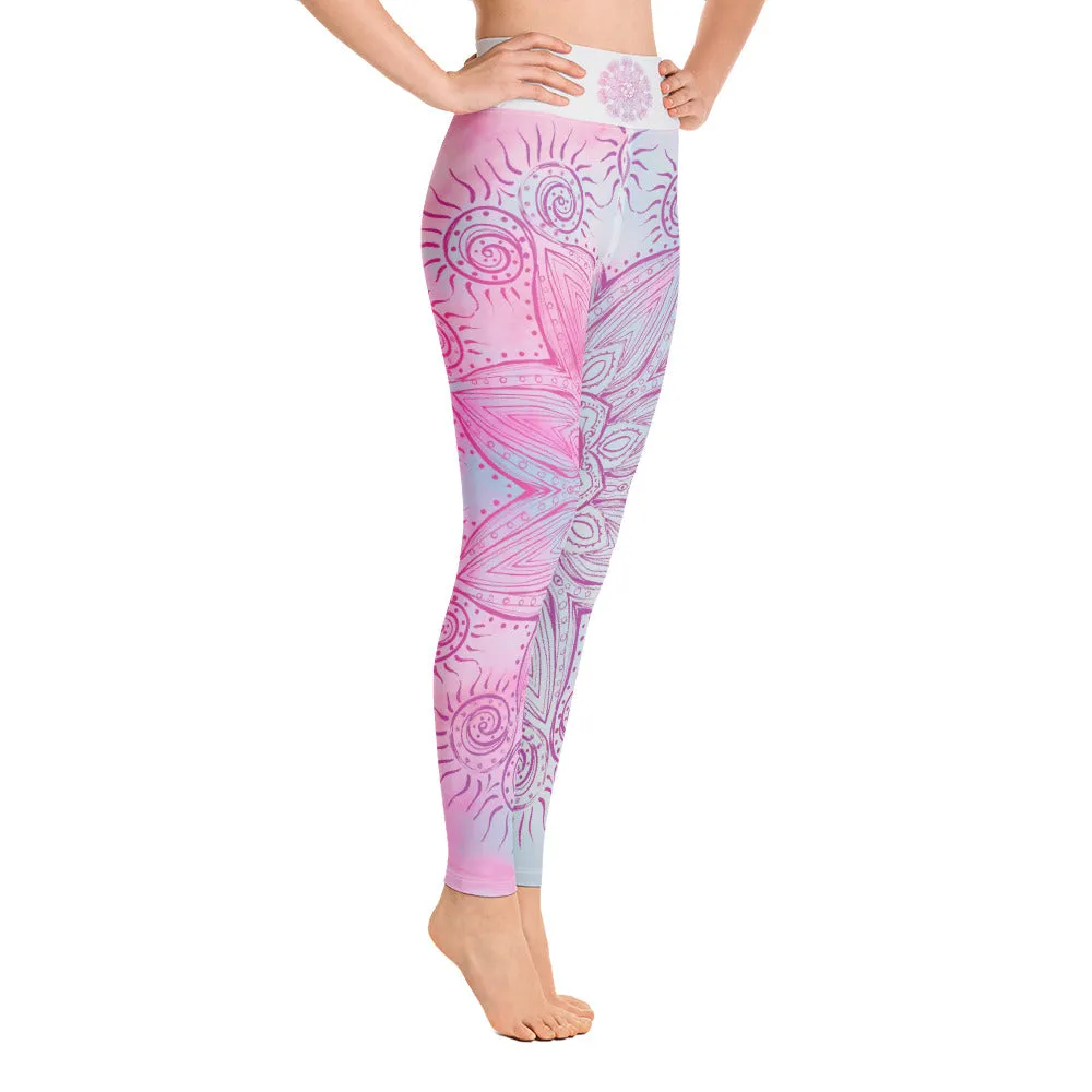 Soul Star Chakra Mandala Leggings by Goddess Swag