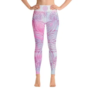 Soul Star Chakra Mandala Leggings by Goddess Swag