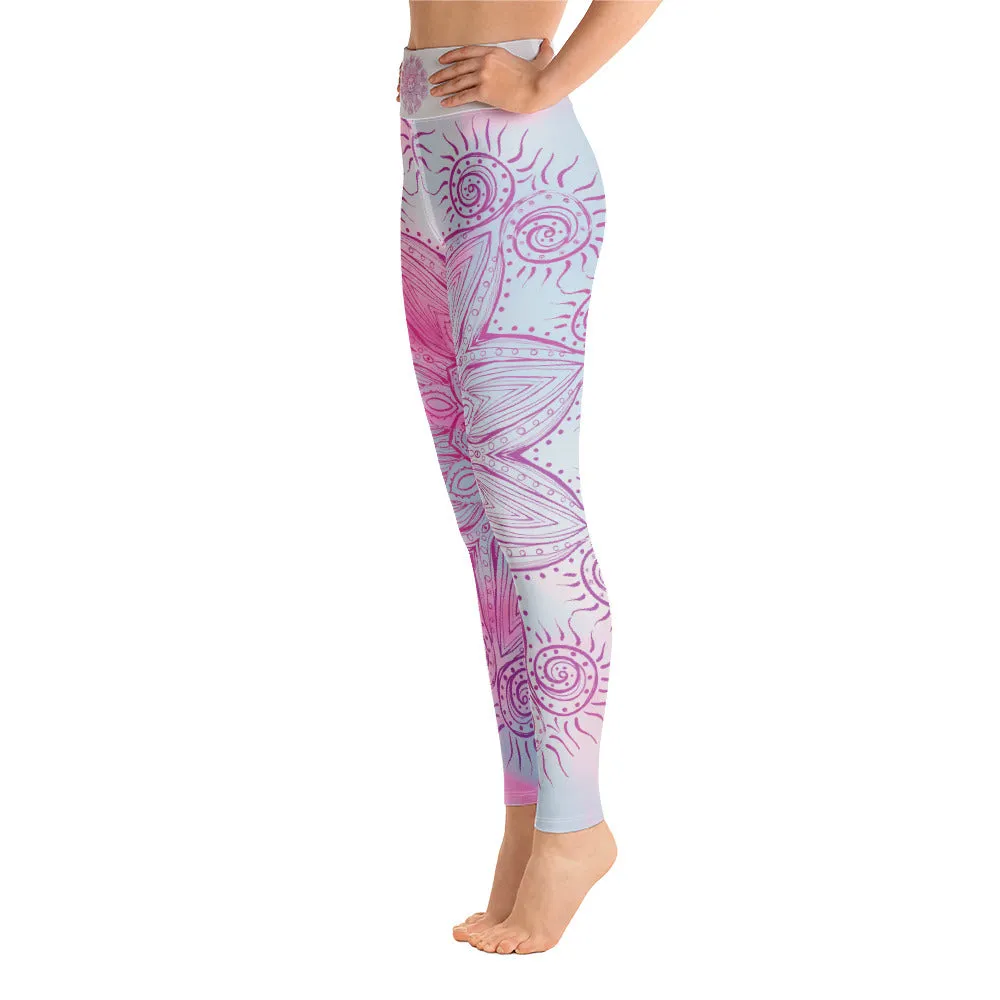 Soul Star Chakra Mandala Leggings by Goddess Swag