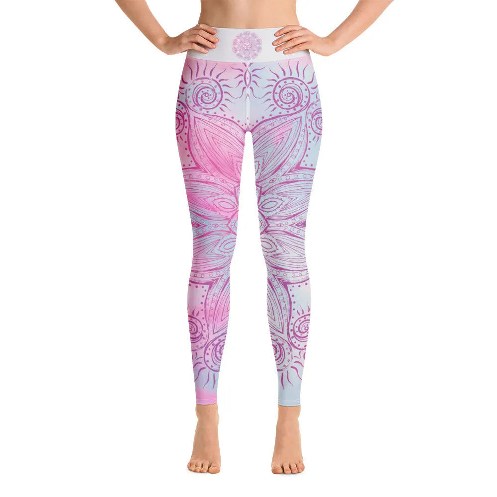 Soul Star Chakra Mandala Leggings by Goddess Swag